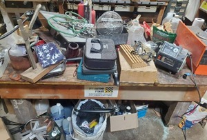 Collection of garage items