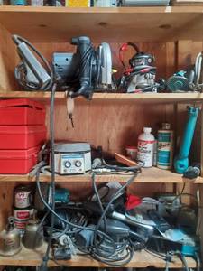 Collection of power tools and more
