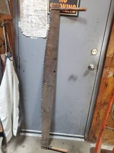 Old two-person tree-saw