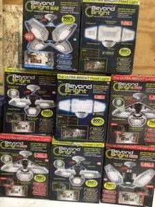 Lot of Assorted Beyond Bright motion activated lights