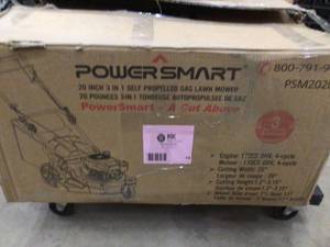 PowerSmart 20 in. 3-in-1 170 cc Gas Walk Behind Self Propelled Lawn Mower Open box