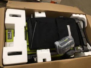 RYOBI 40V Brushless 20 in. Cordless Battery Walk Behind Ryobi Push Lawn Mower with 6.0 Ah Battery and Charger