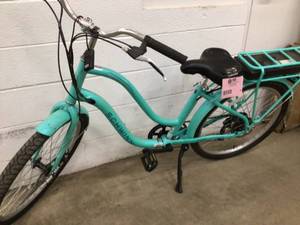 Schwinn Mendocino Womens Hybrid Electric Beach Cruiser Bike,