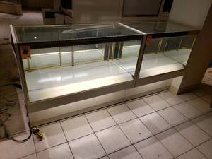 Lighted Glass Display Case