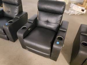 Electric Reclining Chair with Large Cup Holders