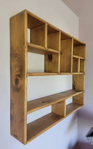 Oak Shadowbox Wall Hanging