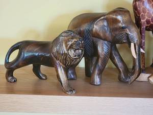 Wooden Safari Animal Collection