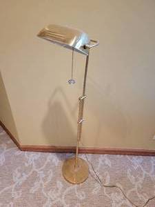 Polished Brass Floor Lamp