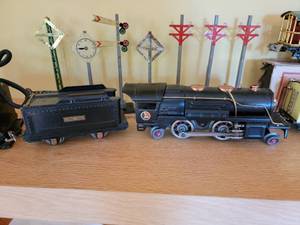 Lionel Train Set and Cars