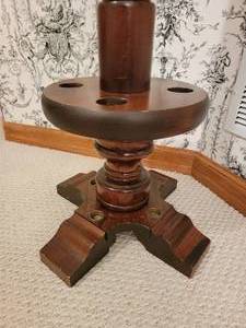 Turned Wood Hall Tree Umbrella Stand