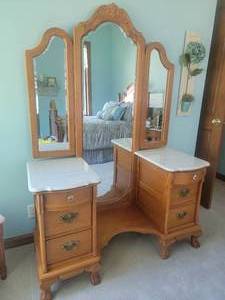 Elegant Stone Top Vanity by Lexington
