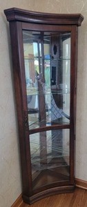 Beautiful Mahogany Curio Display Cabinet