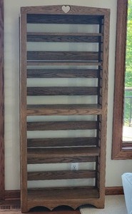 Lovely Walnut Bakers Shelf