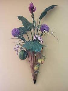 Amazing Silk Flower Sconce Decor