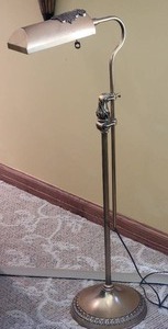 Classic Brass Floor Reading Lamp