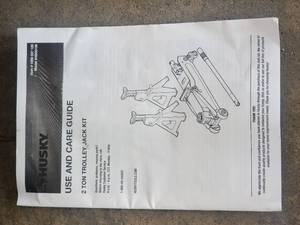 Husky 2 Ton Trolley Jack Kit