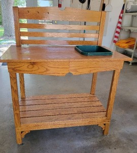 Rustic Potting Table