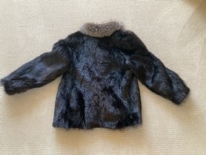 Beautiful Beaver Coat with Mink Collar
