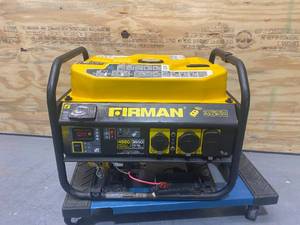 lot 1 image: FIRMAN 3650 Watt Recoil Start Gas Portable Generator