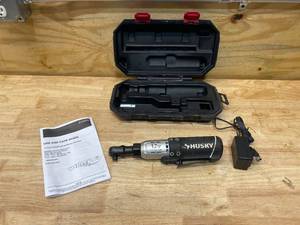 lot 75 image: HUSKY 38 in. Drive 12-Volt Lithium-Ion Cordless Ratchet with Case and Charger