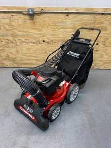 lot 35 image: TROY-BILT 1.5 in. 159 cc Gas Chipper Shredder Vacuum