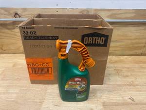 lot 41 image: ORTHO Case of 12 Bottles of- Weed B Gon 32 oz. Plus Crabgrass Control Ready-To-Spray2