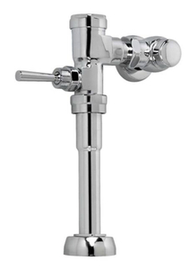 lot 51 image: AMERICAN STANDARD Ultima Manual 1.0 GPF Exposed Urinal Flush Valve in Polished Chrome for 1.25 in. Top Spud Urinal