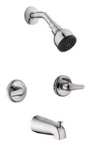 lot 52 image: GLACIER BAY Aragon 2-Handle 1-Spray Tub and Shower Faucet in Chrome (Valve Included)