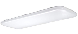 lot 112 image: HAMPTON BAY 49 in. x 18 in. Rectangular Light Fixture LED Flush Mount High Output 5500 Lumens Smooth Acrylic Lens Kitchen Lighting
