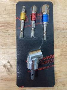 lot 119 image: 14, 38, 12 and Right Angle Adaptors