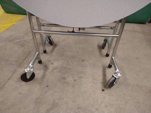 4 White Cafeteria Table