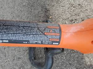 Black and Decker electric string trimmer, edger