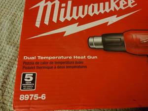 Milwaukee heat gun, Used