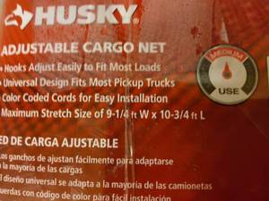 Husky cargo net