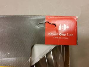 Kwikset keyed entry