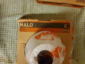 Halo 6 in cans and 1 6in. cover