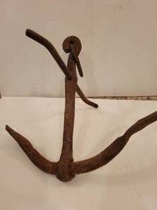 Vintage (Hand Hewn) Boat Anchor
