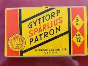 GYTTORP Sparljus Patron Vintage Nitroglycerin A.B.   Made in Norway