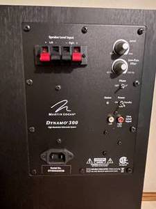 Martin Logan Dynamo 300 Subwoofer Model D44DAG0038