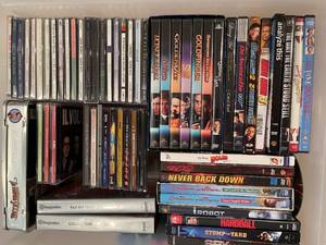 CDs, DVDs, and VHS Tapes