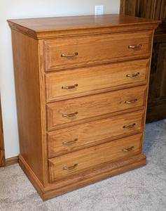 Tall Oak Dresser