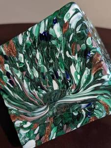 Pair of HQT Art Glass Paperweights