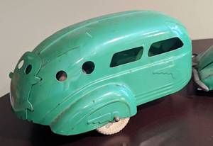 Vintage Wyandotte LaSalle Toy Car and Camper