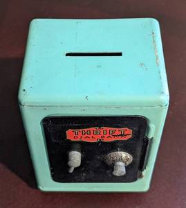Vintage Thrift Dial Mini Bank