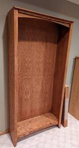 Tall Wood Bookshelf