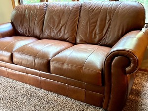 Leather Sofa by Robinson and Robinson