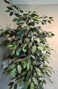 Faux Decorative Plant with Mini Lights