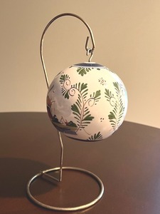 Vintage Large Delft Ornament on Stand