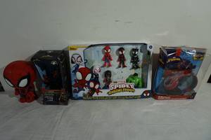 Assorted Spider-Man Toys