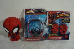 Spider-Man Electronics - Walkie Talkies, Headphones